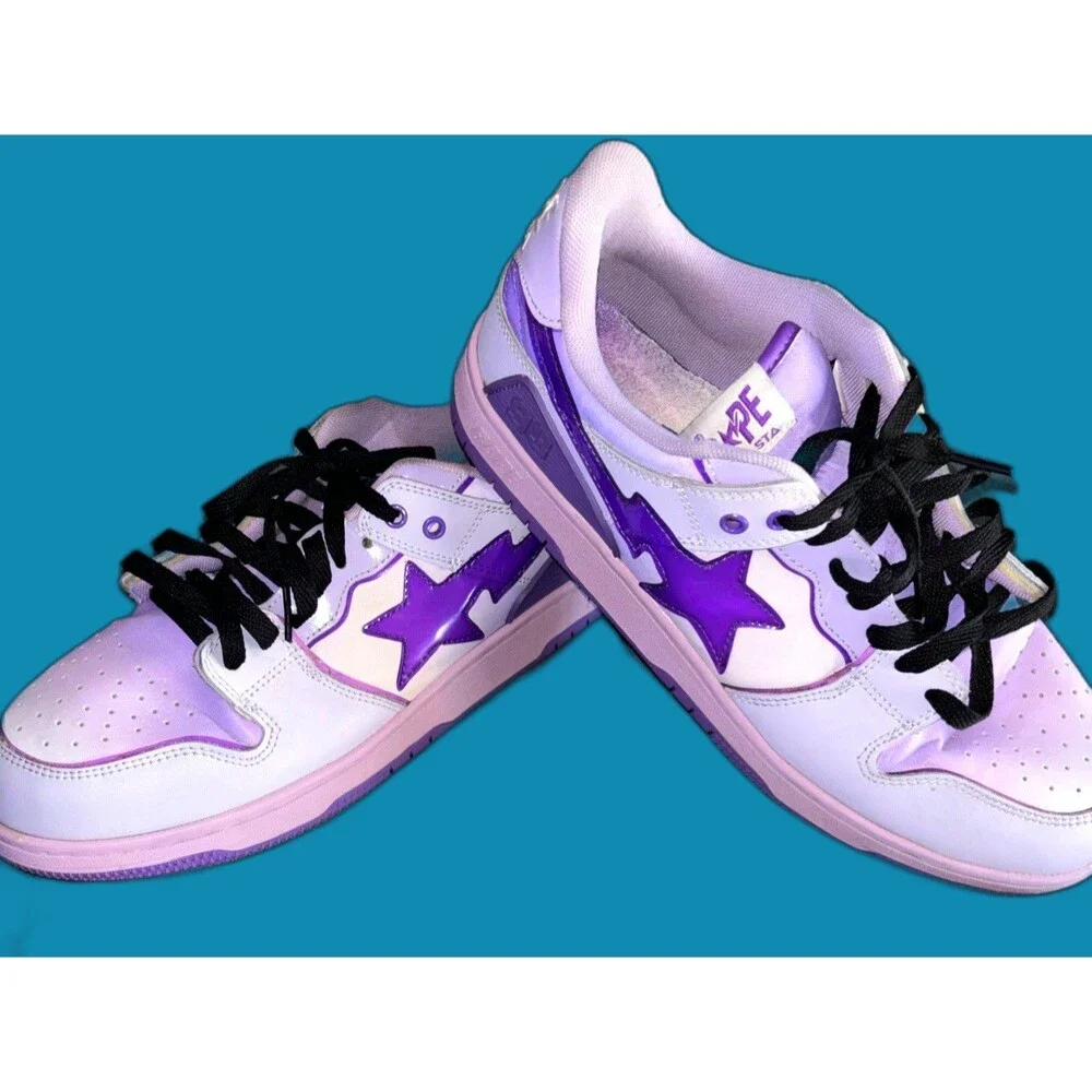 A Bathing Ape BAPE Sk8 Sta M1 ‘Purple’ Size 11 No Box